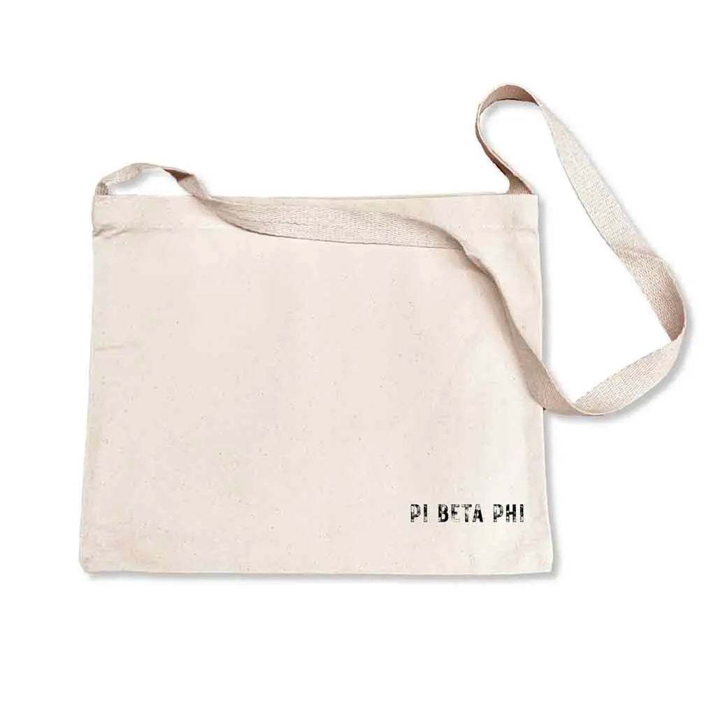 The ultimate Pi Beta Phi messenger bag tote with a convenient crossbody strap!