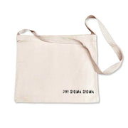 Phi Sigma Sigma tote bag with crossbody strap