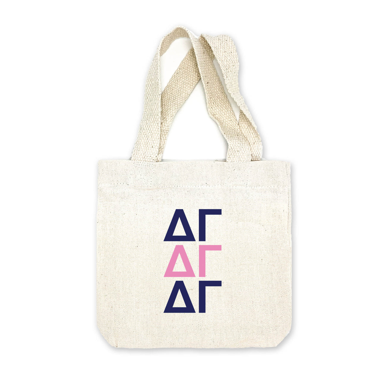 Delta Gamma Sorority Greek Letters Mini Tote Gift Bag