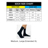Men's large flat knit socks fit a men's shoe size 8-12