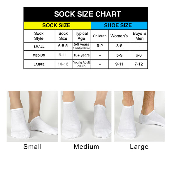 Custom Printed Face Socks in a Gift Box - 3 Pair Set