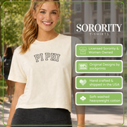 Comfort Colors sorority t-shirt features 