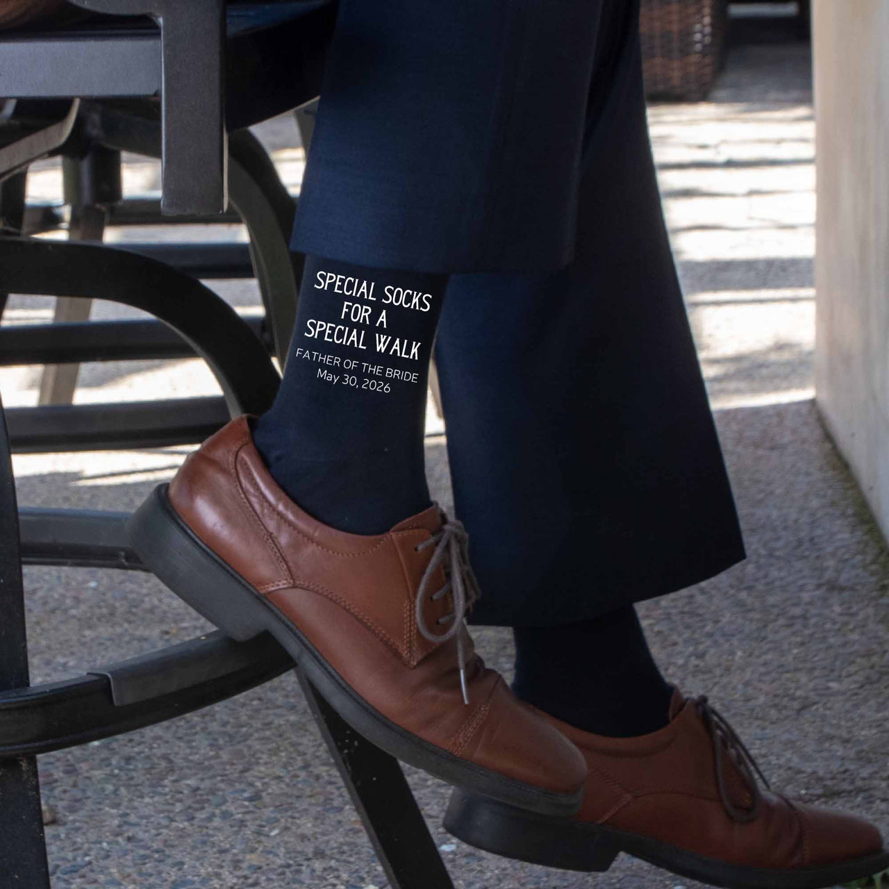 Personalized Wedding Socks for the Father of the Bride