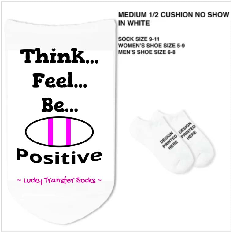 Think Pink - Lucky Transfer Socks -SG