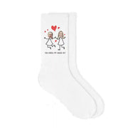 These socks make the perfect Valentines day gift for her