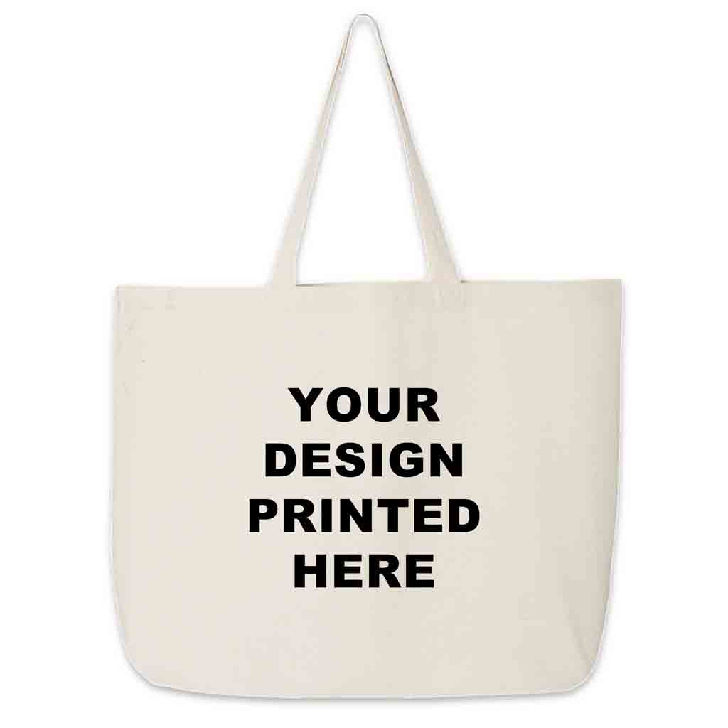 Create your own custom canvas tote bag. Printed with eco-friendly inks and heavy natural fiber canvas.
