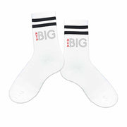Striped cotton crew socks digitally printed with ASA Greek letters and big or little design make the perfect gift for your sorority sister.
