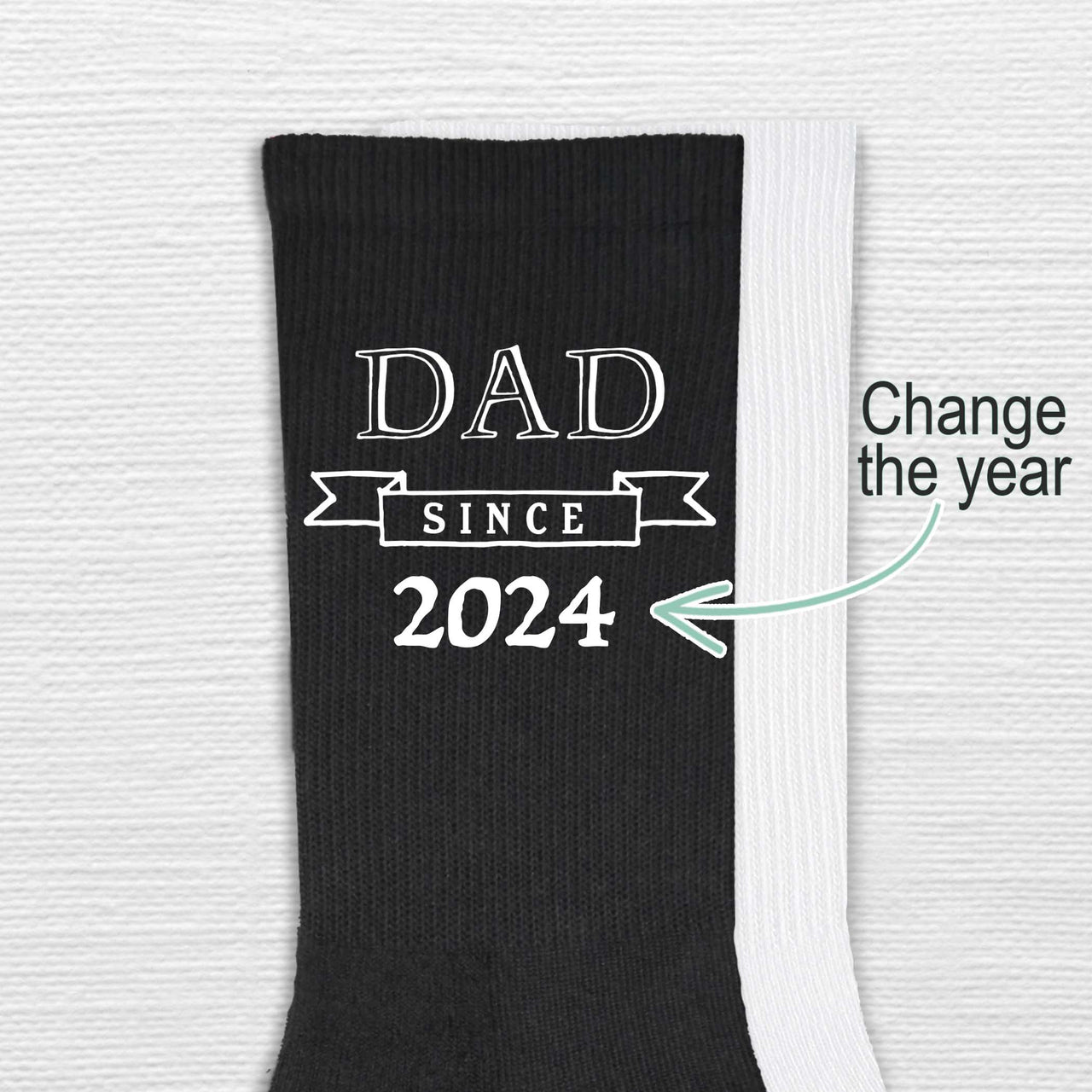Personalized Year Socks for Dad – Perfect Father's Day Gift