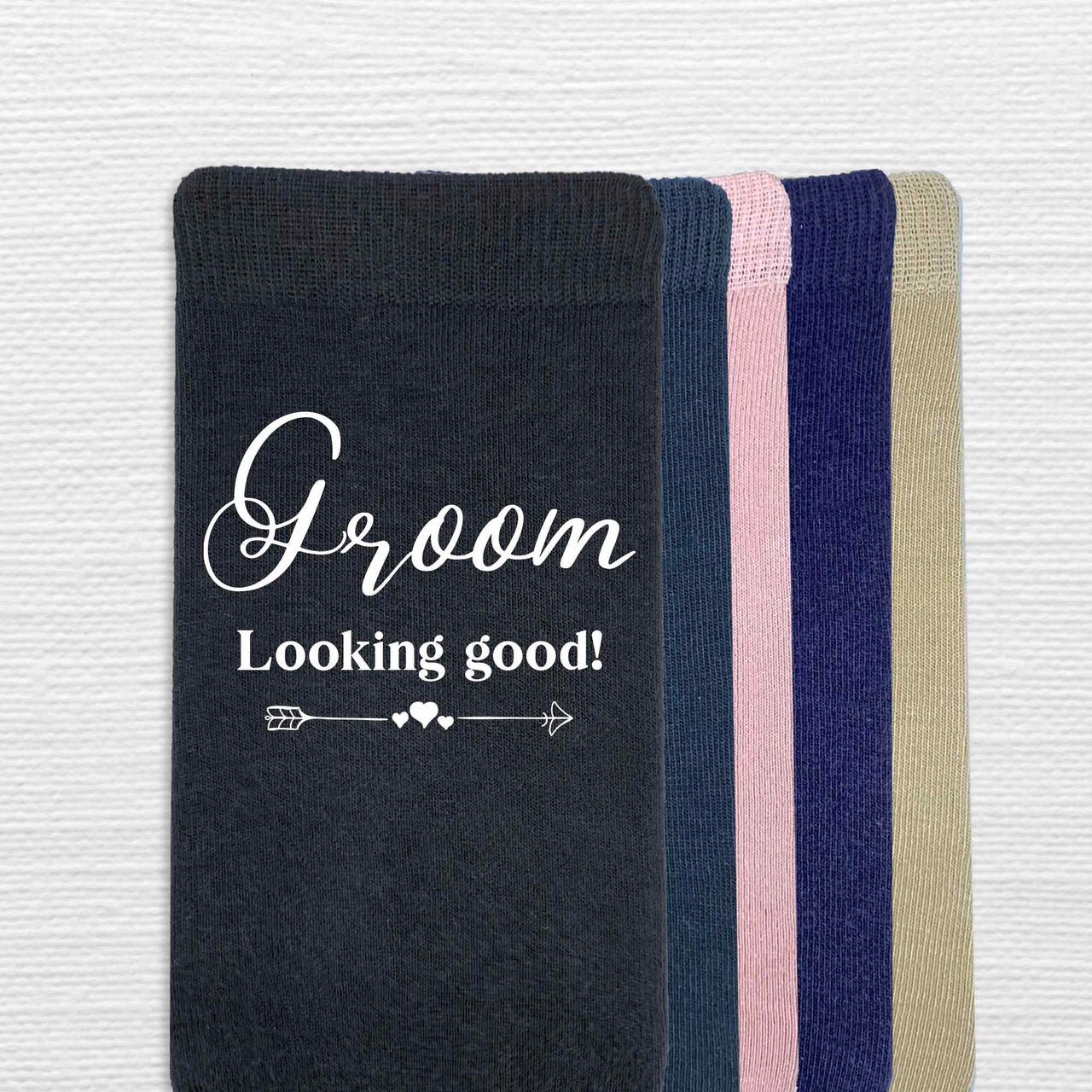 Fun Socks for the Groom on His Wedding Day