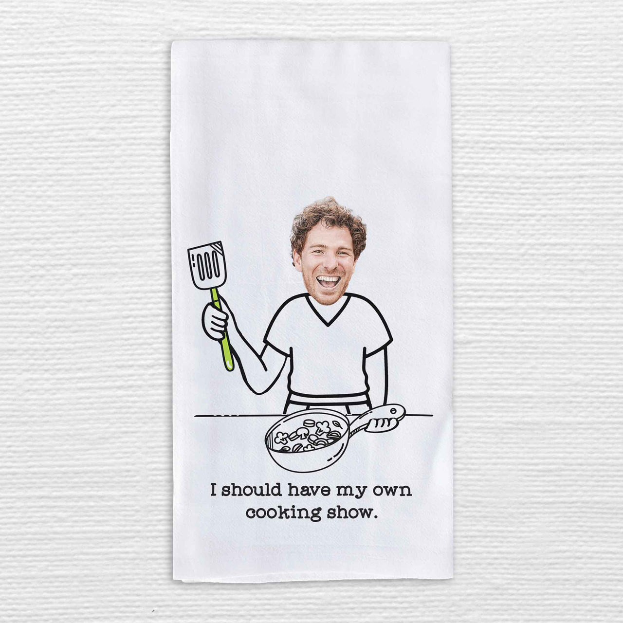 Funny Personalized Kitchen Towel for the Gourmet Cook