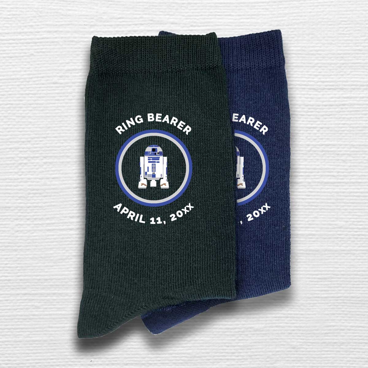 Ring Bearer Socks – Star Wars Inspired Ring Security Gift