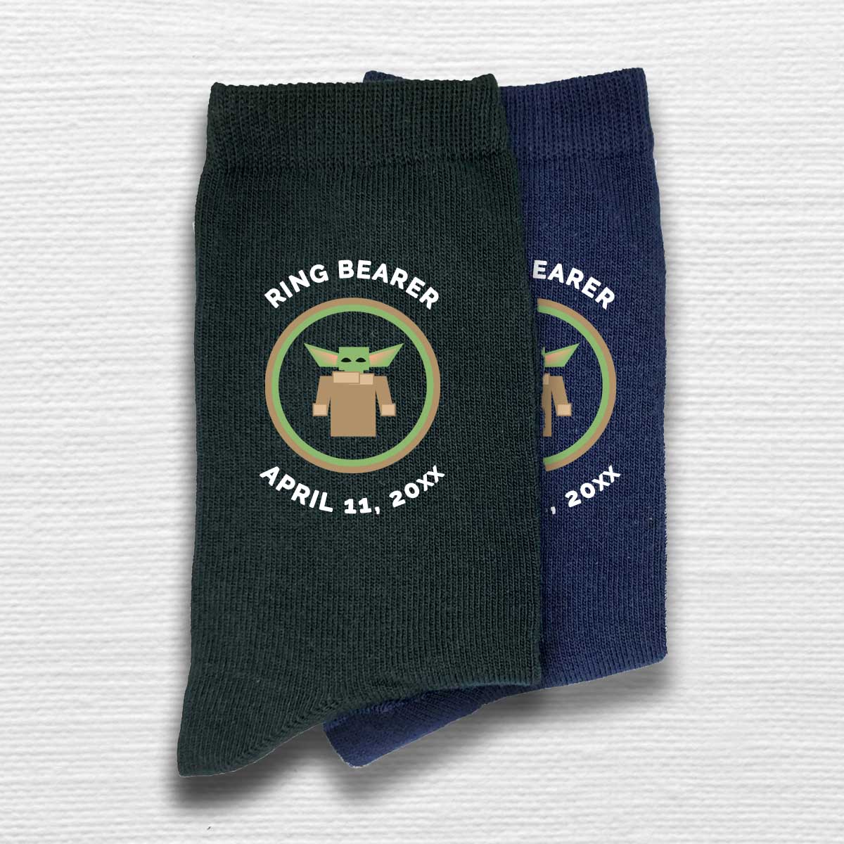 Ring Bearer Socks – Star Wars Inspired Ring Security Gift