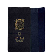 The perfect personalized wedding socks for a steampunk Victorian style wedding theme make these socks the perfect gift for your entire wedding party.