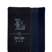 The perfect personalized wedding socks for a steampunk Victorian style wedding theme make these socks the perfect gift for your entire wedding party.