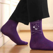 If you’re looking for a Family House wedding theme, these personalized socks are the perfect fit for the wedding party custom printed with a game of thrones inspired design.
