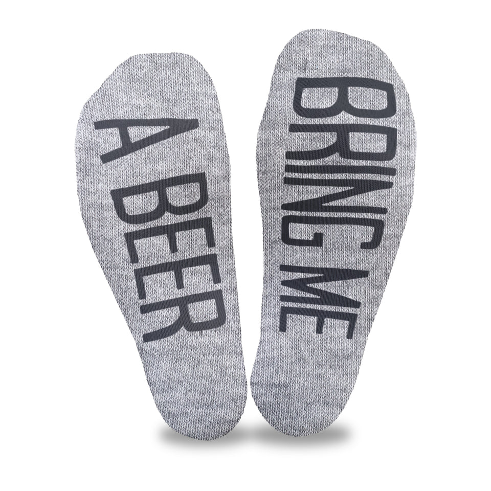Socks Text If You Can Read This - Text Printed on the Bottom of Socks