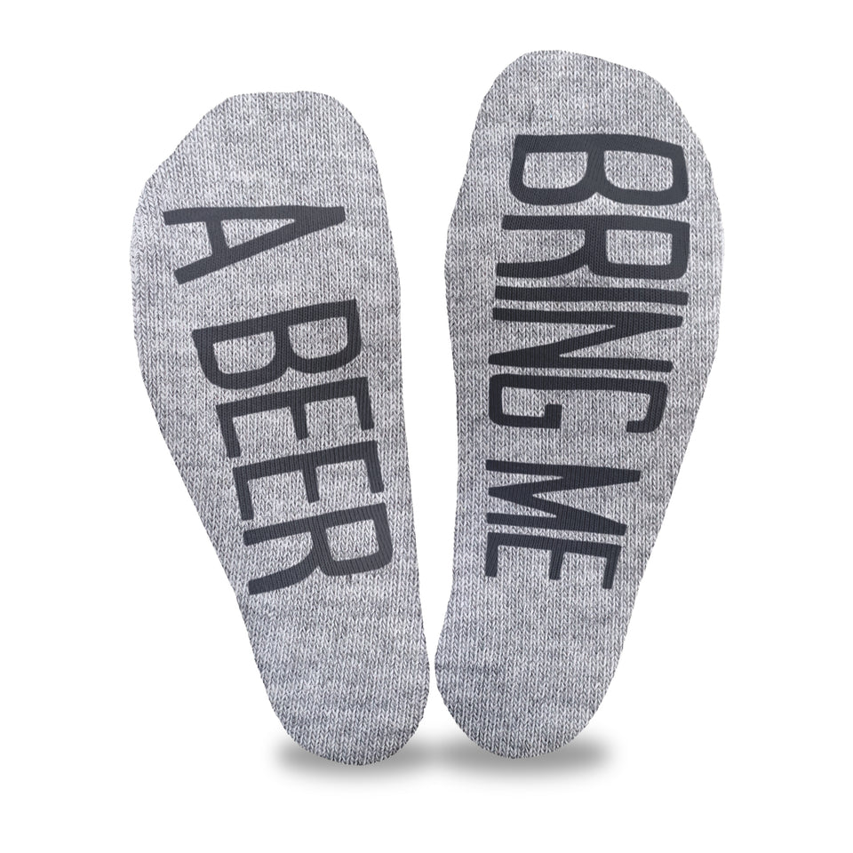 If You Can Read This - Text Printed on the Bottom of Socks