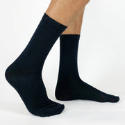 Sockprints flat knit dress socks sold as blank socks.