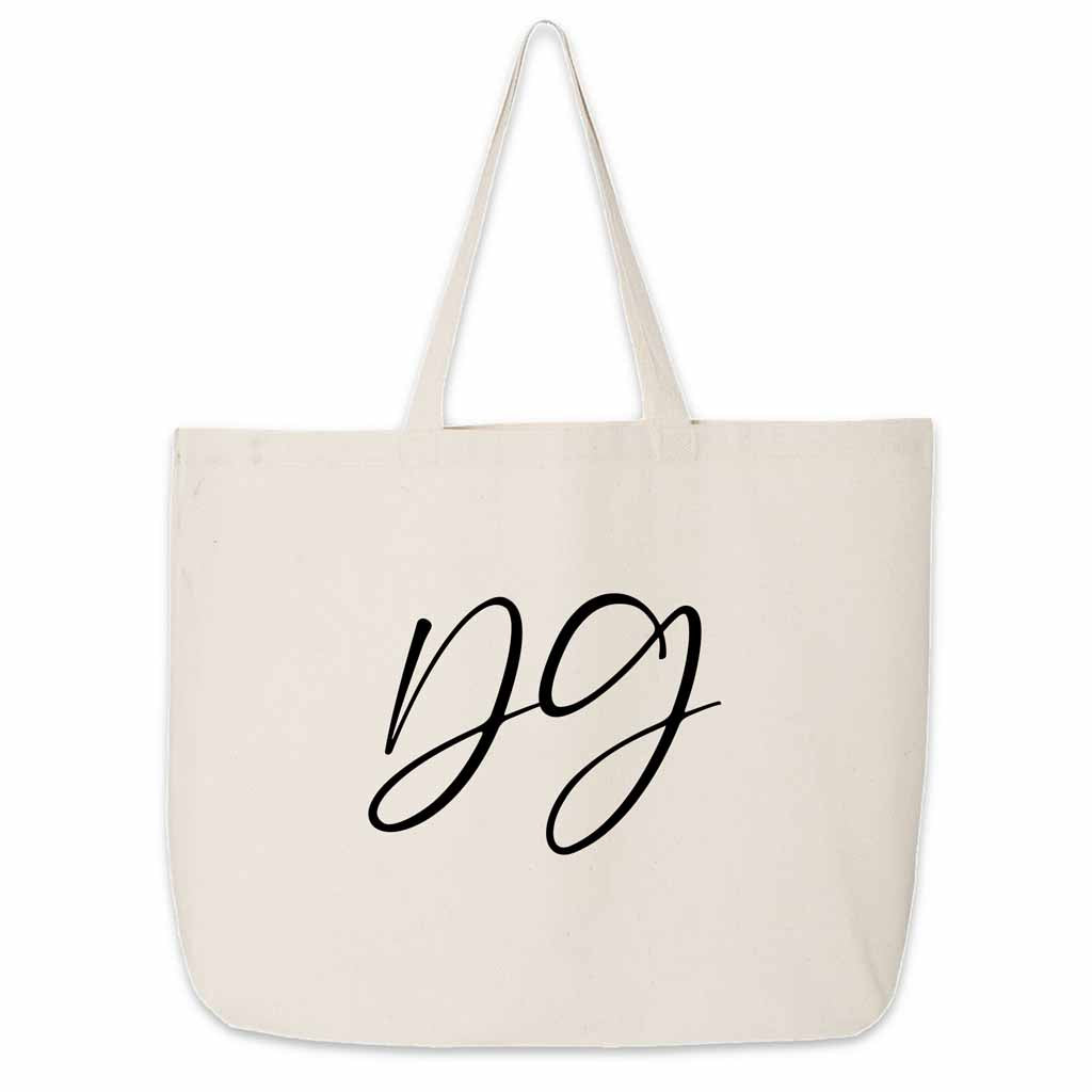 Delta Gamma sorority nickname digitally printed on canvas tote bag is a great gift for your sorority sister.