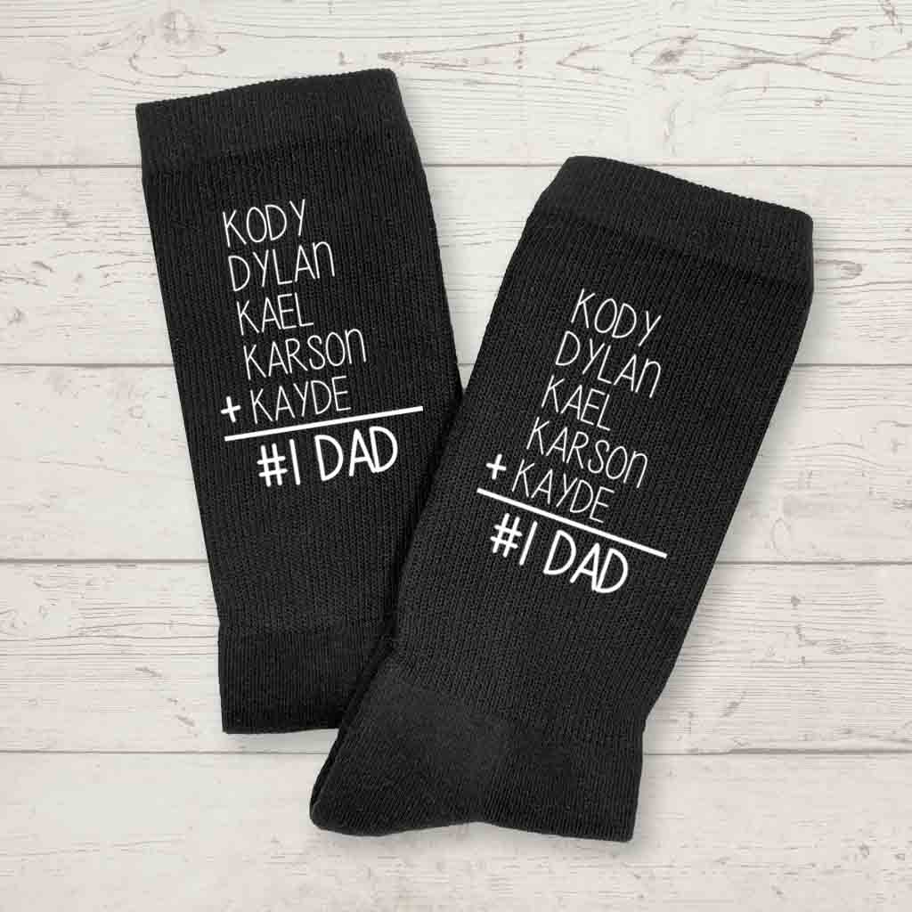 personalized socks for dad for Father’s Day