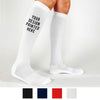 Design your own custom printed sport knee high socks.