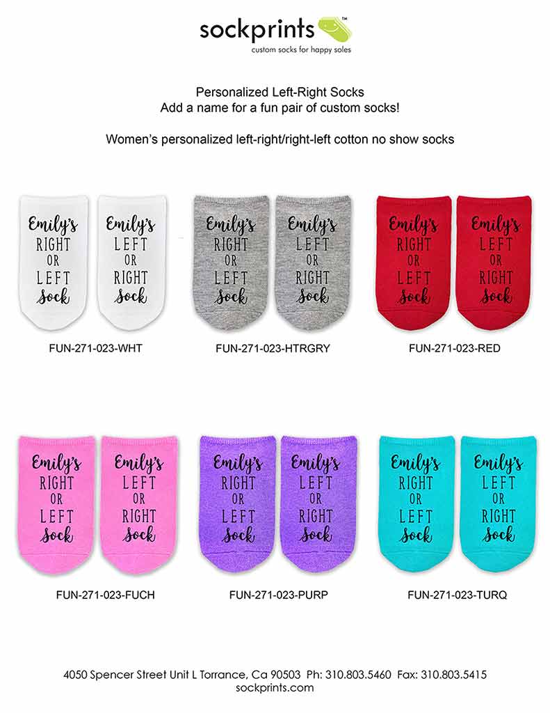 Personalised Custom Text Socks – Black Cotton, Unisex, Perfect Birthday Gift For Him Or Her