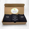 Wedding gift socks for the father of the bride sold as a 3 pair gift box set