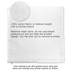 Flat cotton pillow case cover with texture digitally printed by sockprints.