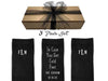 Personalized monogrammed wedding gift box set for the groom