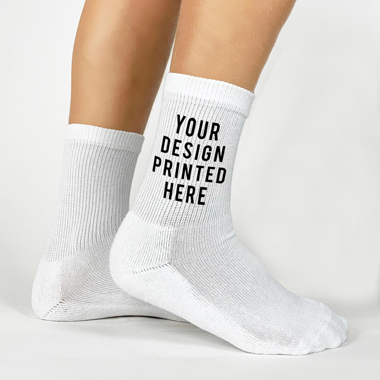 customize your own cotton crew socks for kids ages 5-9