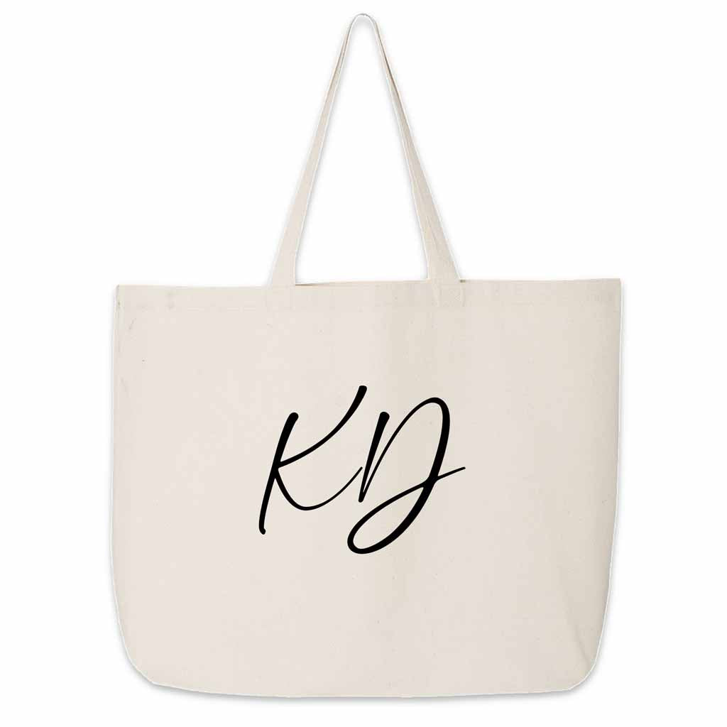 Kappa Delta sorority nickname digitally printed on canvas tote bag is a great gift for your sorority sister.