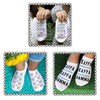 Cute Kappa Kappa Gamma cotton footie socks are soft and comfy and great for sorority big little gifts