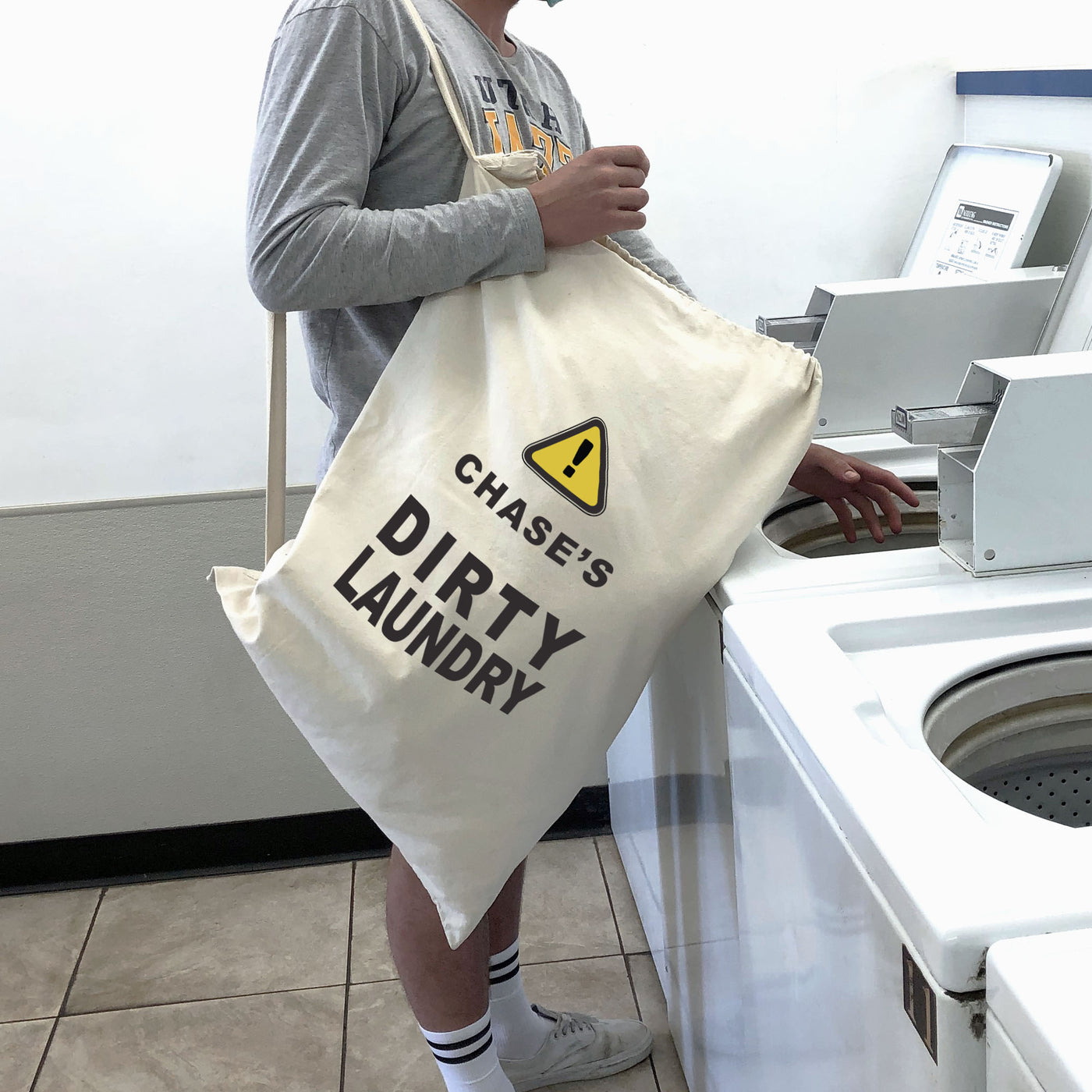 Design Your Own Custom Printed Laundry Bag