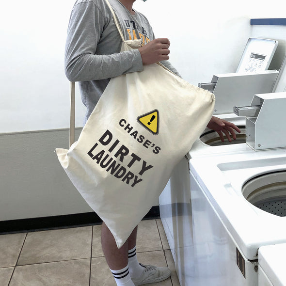 Design your own laundry bag with custom printed text and images.