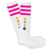 Super cute pickleball socks with custom design love by sockprints digitally printed on knee high socks.