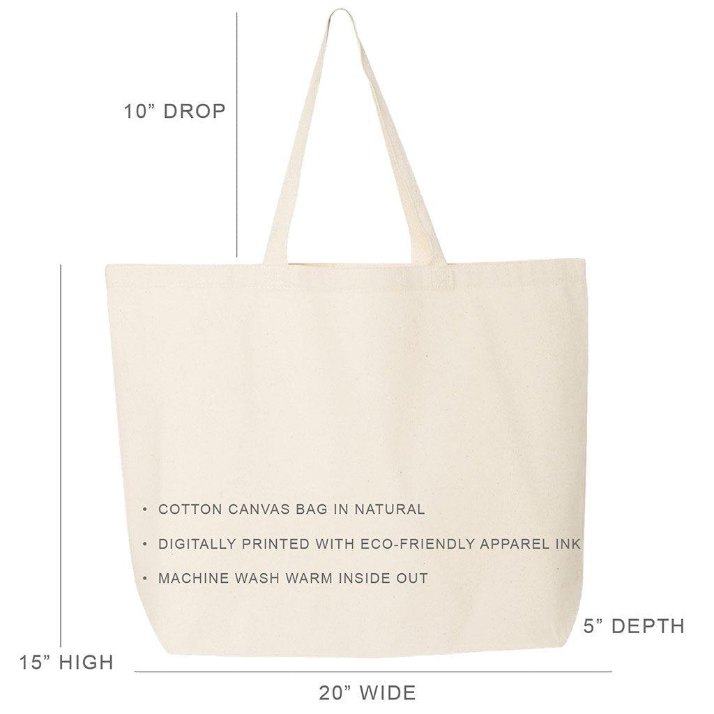 Tote bag sizing chart