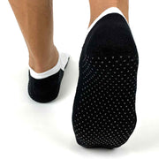 Anti ski dots on the bottom soles of the foot keep your from slipping indoors.