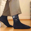 Personalized wedding socks custom printed for the Father of the Groom are perfect for a memorable wedding day gift! 