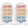100% me authentic, fearless, resilient design digitally printed on no show socks.
