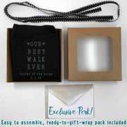 Exclusive gift wrap bundle included with purchase of father of the bride wedding socks.