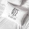 Phi Sigma Sigma sorority name and letters custom printed on pillowcase