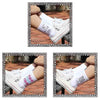 Pi Beta Phi white crew socks with sorority name and Greek letters sold as a 3 pair sock bundle