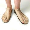 Original design by socksprints these digitally printed sandy feet are custom printed on no show gripper sole socks.