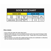 sizing chart for socks