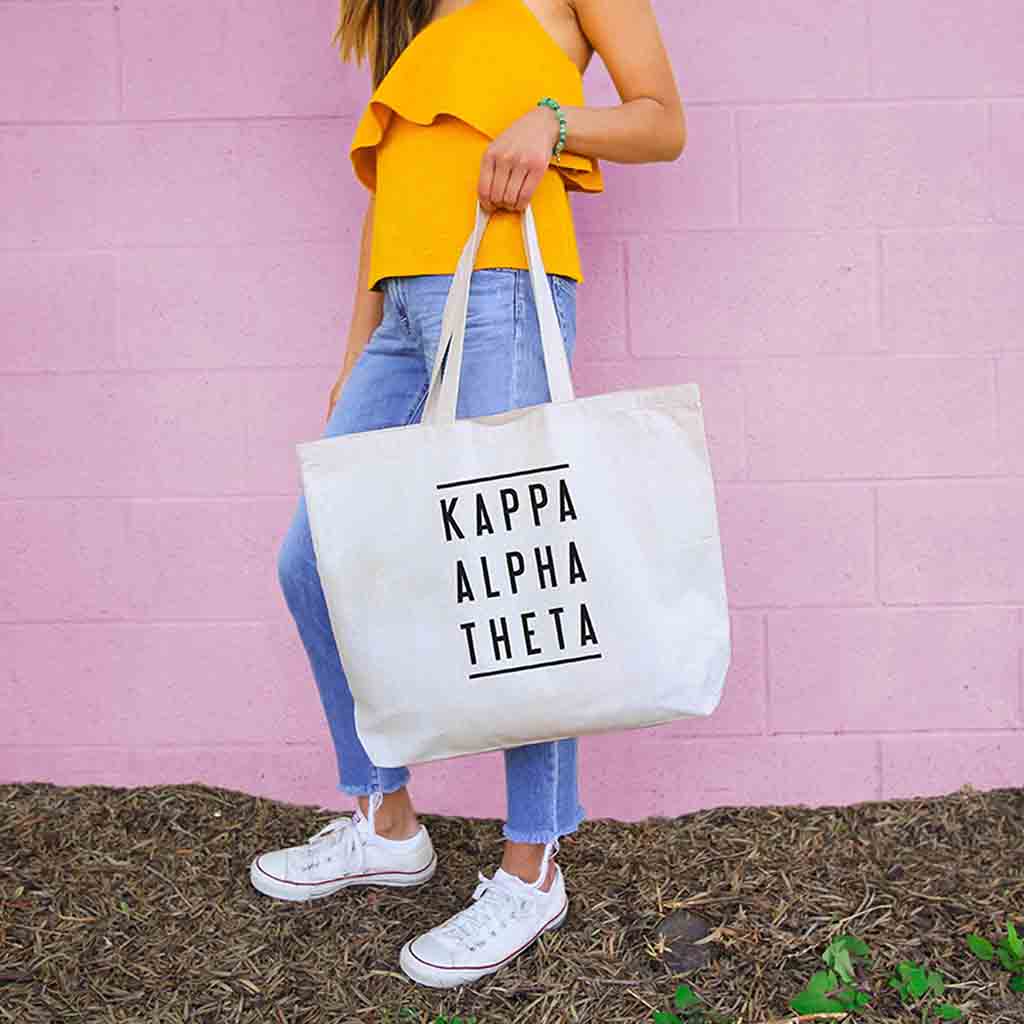 Theta Sorority Tote Bag