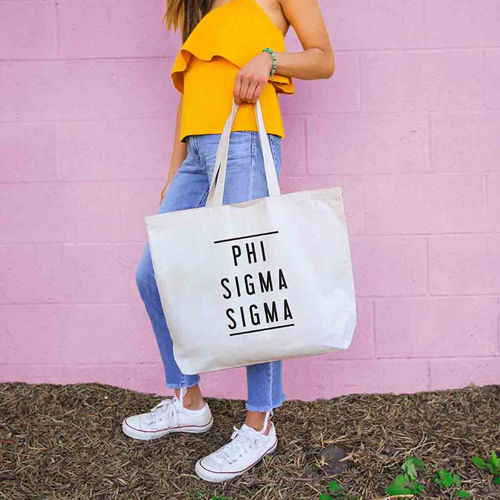 Phi Sig Sorority Tote Bag