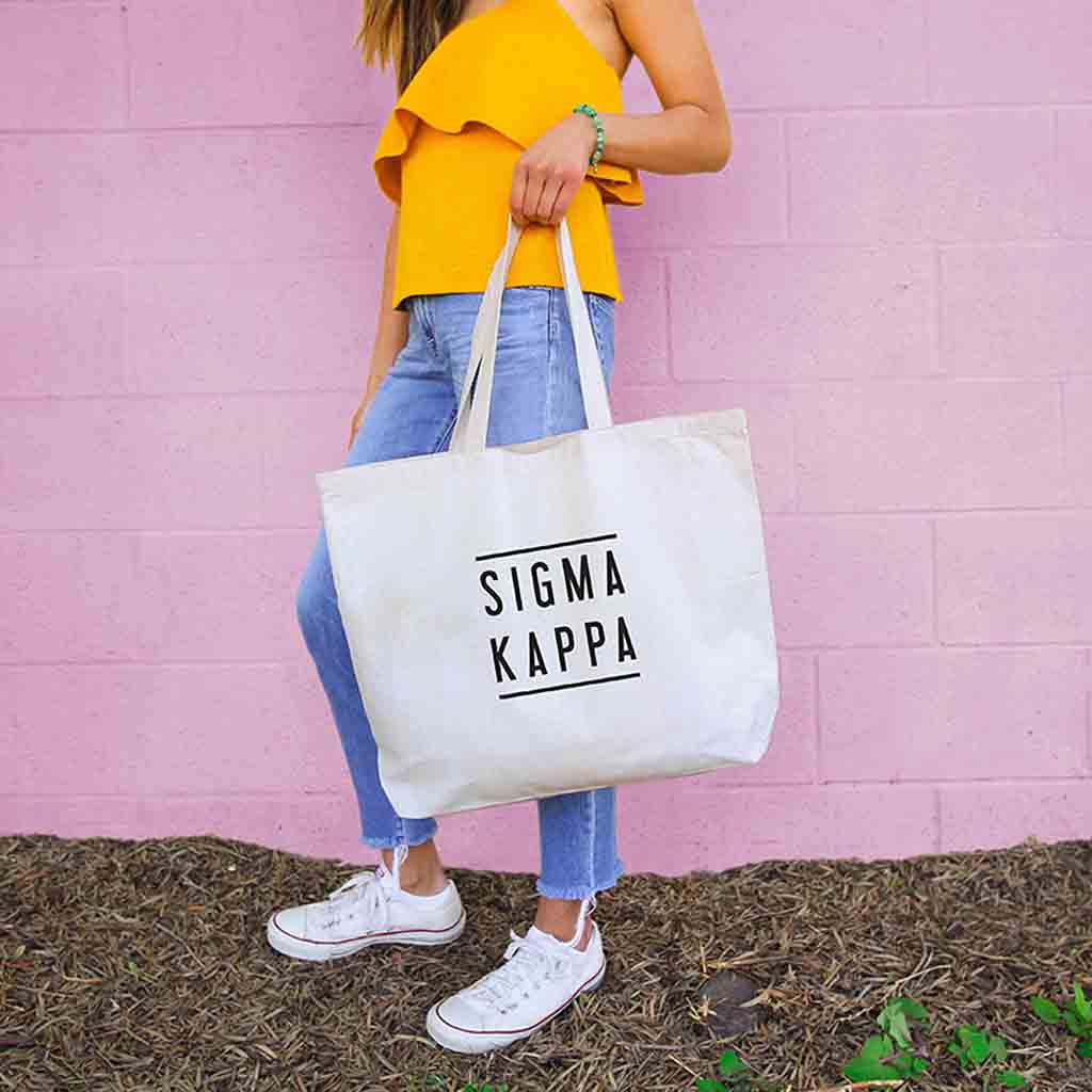 Sigma Kappa Sorority Tote Bag