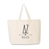 Delta Zeta sorority bags are the perfect cotton canvas tote bag for bid day chapter orders with our bulk discount