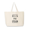 Delta Phi Epsilon Large Tote Bag