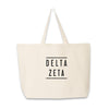Delta Zeta Large Tote Bag